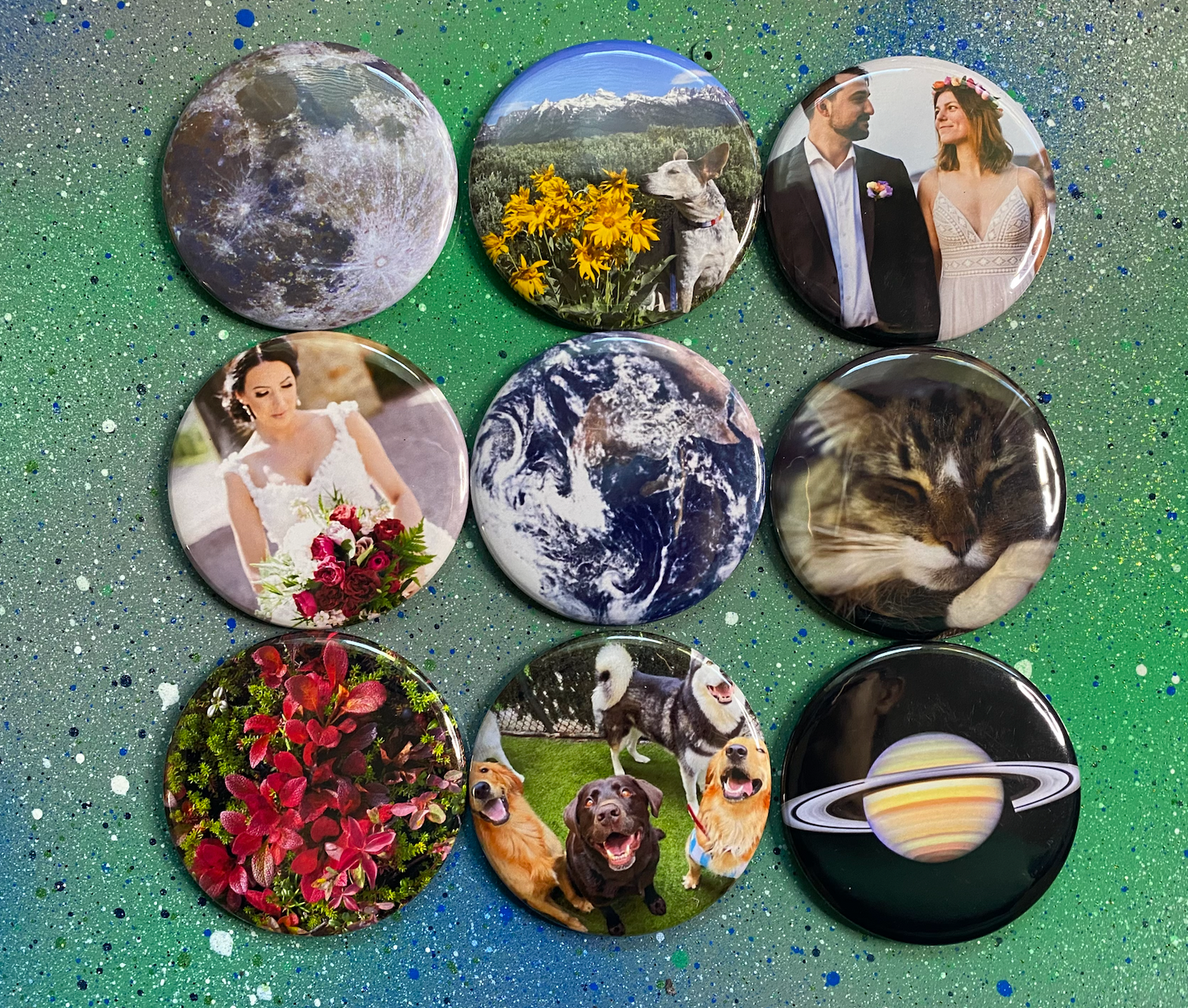 Round 2.25" Magnets (Set of 9)